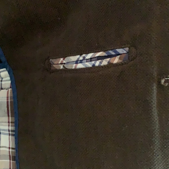 Blue by Pronto Uomo Blazer Size Large Brown Uncut Corduroy - Picture 9 of 12